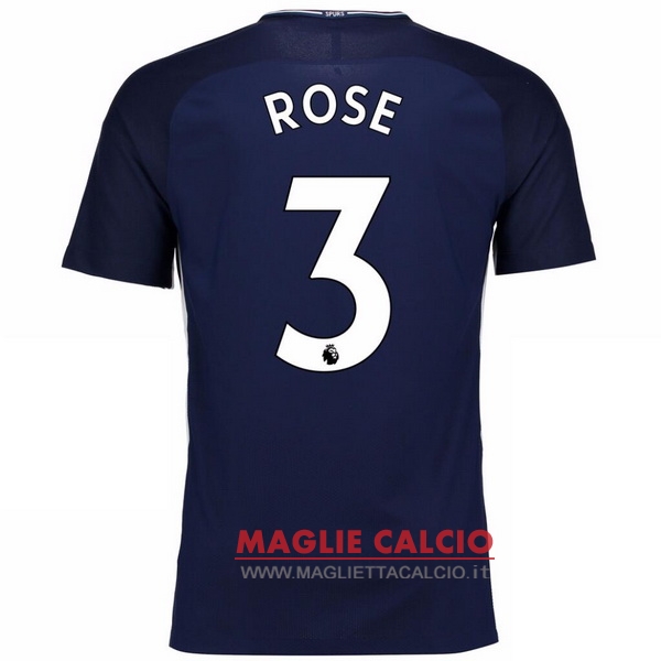 nuova maglietta tottenham hotspur 2017-2018 rose 3 seconda